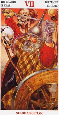 The Chariot in the deck Celtic Tarot II (ITA)