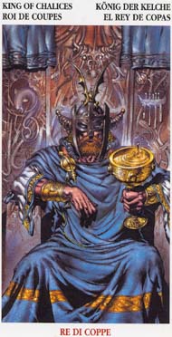 King of Cups in the deck Celtic Tarot II (ITA)