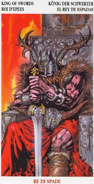 King of Swords in the deck Celtic Tarot II (ITA)