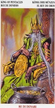 King of Pentacles in the deck Celtic Tarot II (ITA)