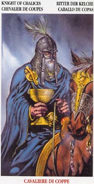 Knight of Cups in the deck Celtic Tarot II (ITA)