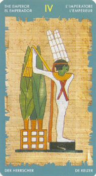 The Emperor in the deck Tarot of Cleopatra