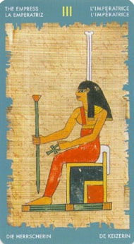 The Empress in the deck Tarot of Cleopatra