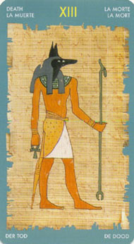 Death in the deck Tarot of Cleopatra