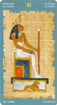 Justice  in the deck Tarot of Cleopatra