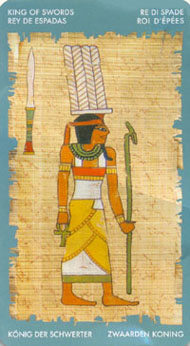 King of Swords in the deck Tarot of Cleopatra