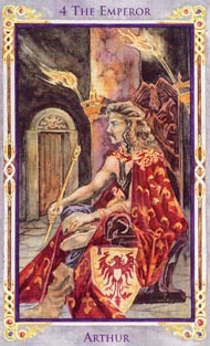 The Emperor in the deck Legend: The Arthurian Tarot