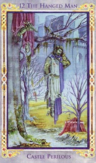 The Hanged Man in the deck Legend: The Arthurian Tarot