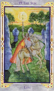 The Sun in the deck Legend: The Arthurian Tarot