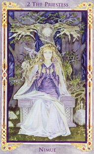 The High Priestess in the deck Legend: The Arthurian Tarot