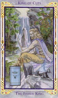 King of Cups in the deck Legend: The Arthurian Tarot