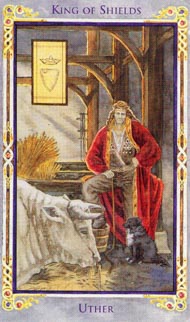 King of Pentacles in the deck Legend: The Arthurian Tarot