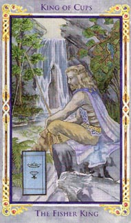 Knight of Cups in the deck Legend: The Arthurian Tarot