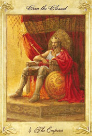 The Emperor in the deck Llewellyn Tarot