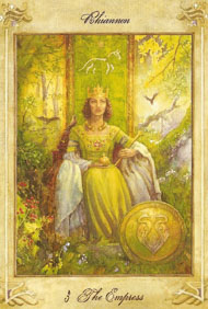 The Empress in the deck Llewellyn Tarot