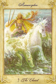 The Chariot in the deck Llewellyn Tarot