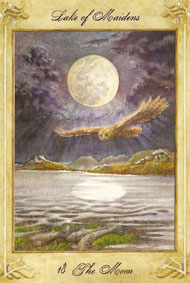 The Moon in the deck Llewellyn Tarot