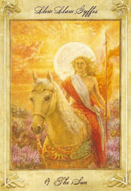 The Sun in the deck Llewellyn Tarot