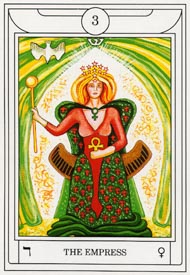 The Empress in the deck Golden Dawn Magical Tarot