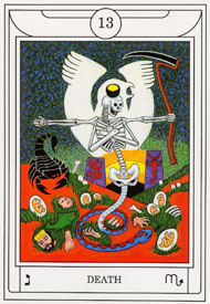 Death in the deck Golden Dawn Magical Tarot