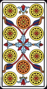 Ten of Pentacles in the deck Tarot de Marseille Jodorowsky-Camoin