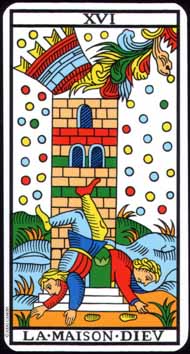 The Tower in the deck Tarot de Marseille Jodorowsky-Camoin