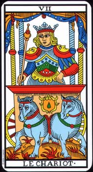 The Chariot in the deck Tarot de Marseille Jodorowsky-Camoin