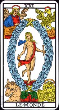 The World in the deck Tarot de Marseille Jodorowsky-Camoin