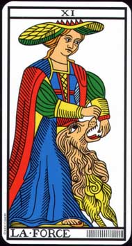 Justice  in the deck Tarot de Marseille Jodorowsky-Camoin