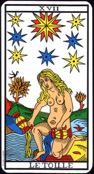 The Star in the deck Tarot de Marseille Jodorowsky-Camoin