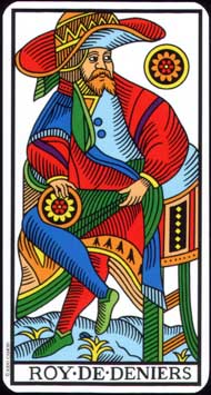 King of Pentacles in the deck Tarot de Marseille Jodorowsky-Camoin