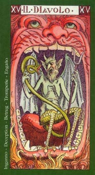 The Devil in the deck Tarot of the Master