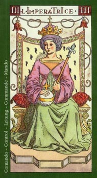 The Empress in the deck Tarot of the Master