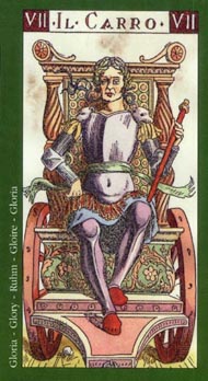 The Chariot in the deck Tarot of the Master