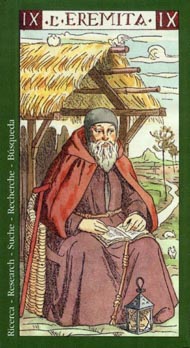 The Hermit in the deck Tarot of the Master