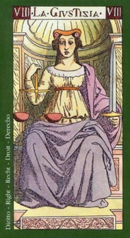 Strength in the deck Tarot of the Master