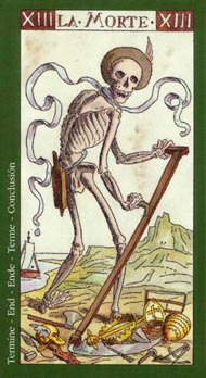 Death in the deck Tarot of the Master