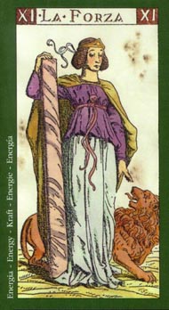 Justice  in the deck Tarot of the Master