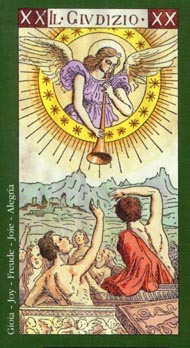 Judgment in the deck Tarot of the Master