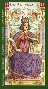 The High Priestess in the deck Tarot of the Master