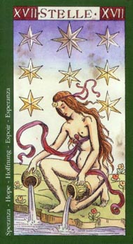 The Star in the deck Tarot of the Master