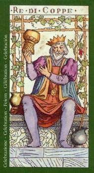 King of Cups in the deck Tarot of the Master