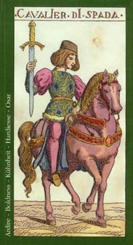 Knight of Swords in the deck Tarot of the Master