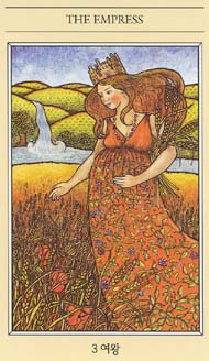 The Empress in the deck The Mythic Tarot