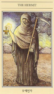 The Hermit in the deck The Mythic Tarot