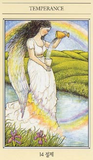 Temperance in the deck The Mythic Tarot