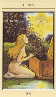 The Star in the deck The Mythic Tarot