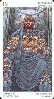 The Emperor in the deck Avalon Tarot