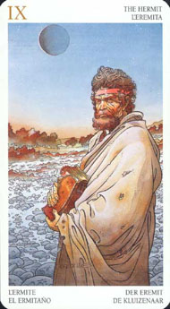 The Hermit in the deck Avalon Tarot