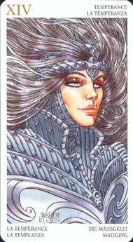 Temperance in the deck Avalon Tarot